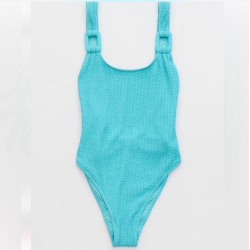 NWT Aerie Turquoise Womens Birthday Edition Swim One Piece
